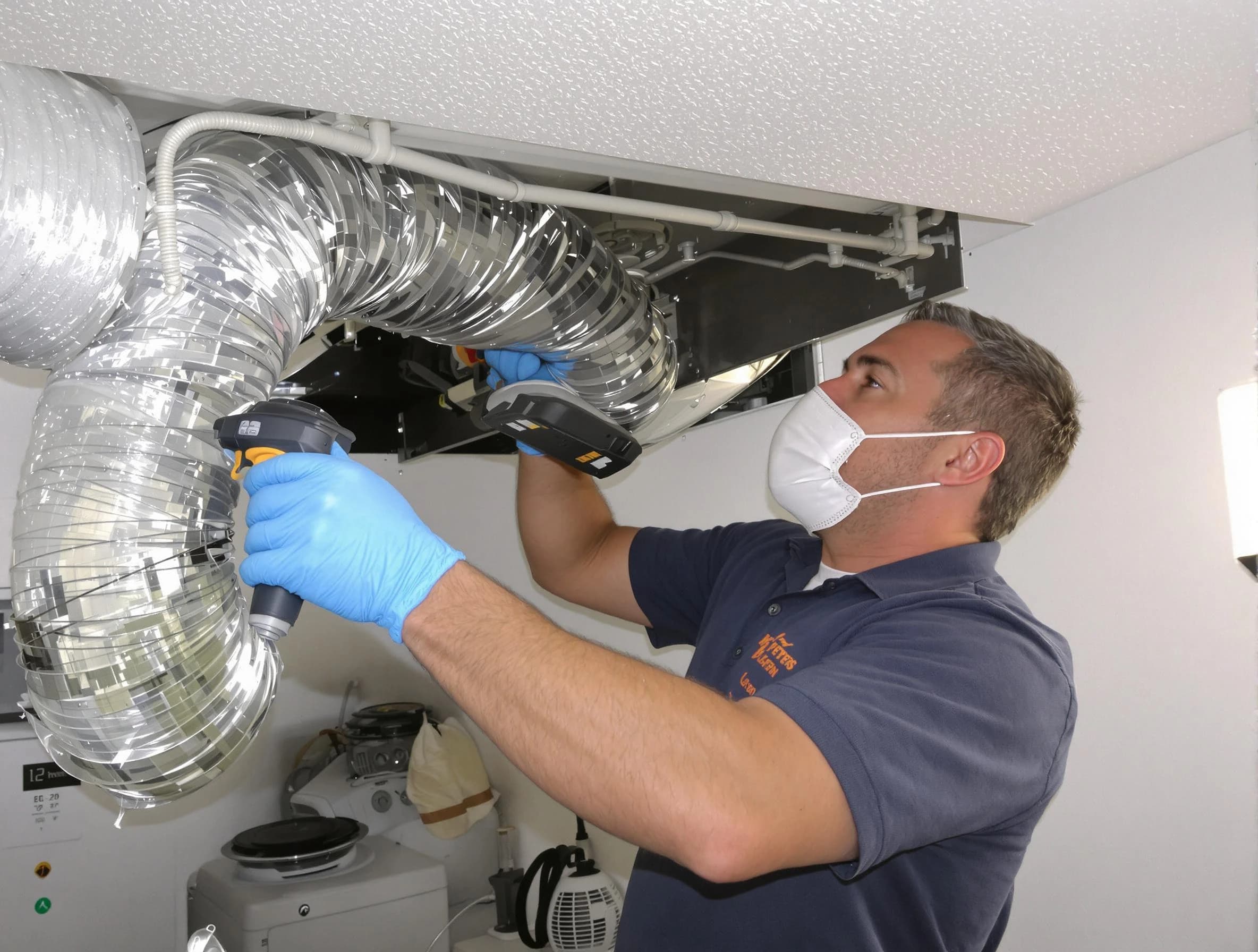 Lakewood Dryer Vent Cleaning professional performing thorough residential dryer vent cleaning in Lakewood