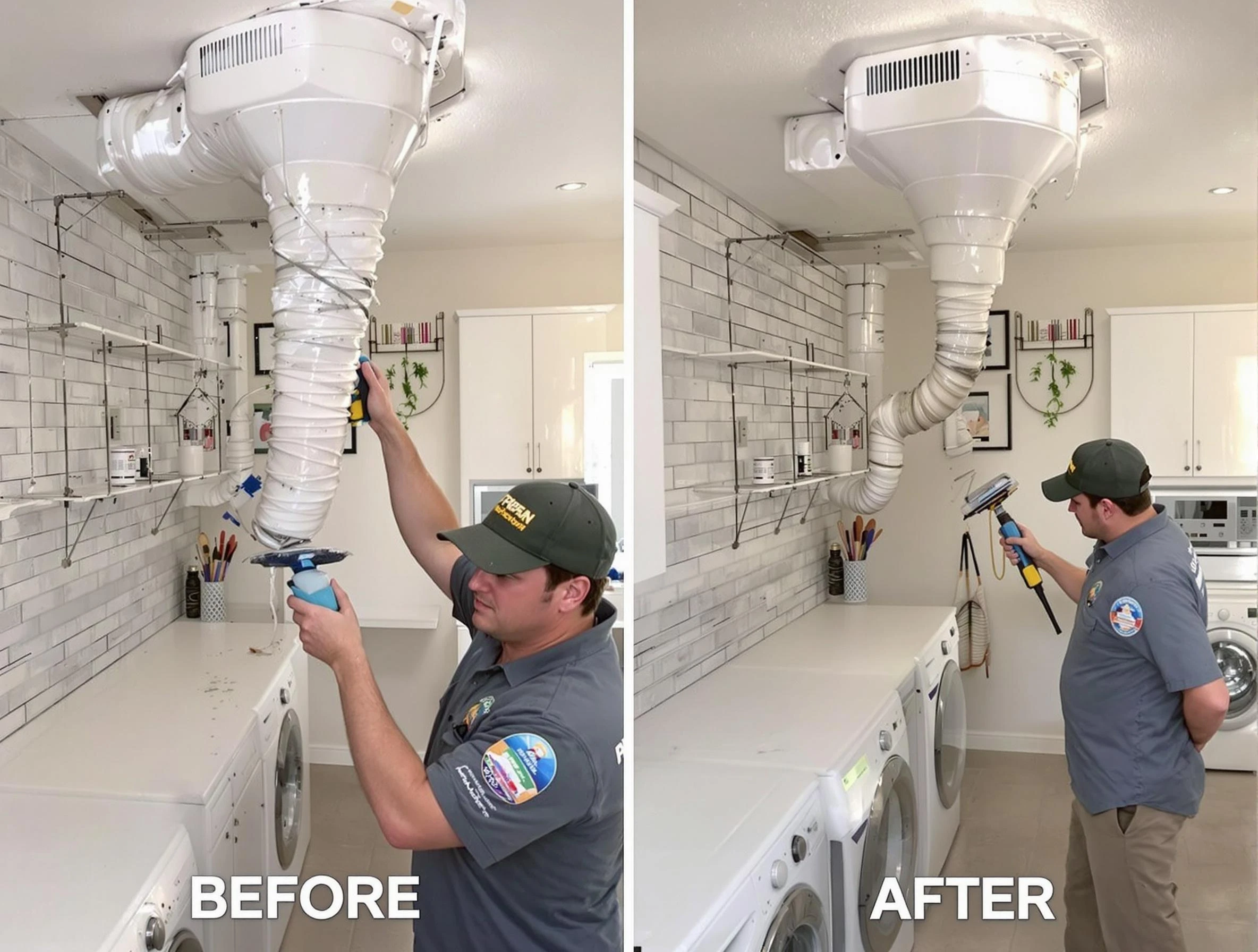 Professional dryer exhaust vent cleaning by Lakewood Dryer Vent Cleaning in Lakewood