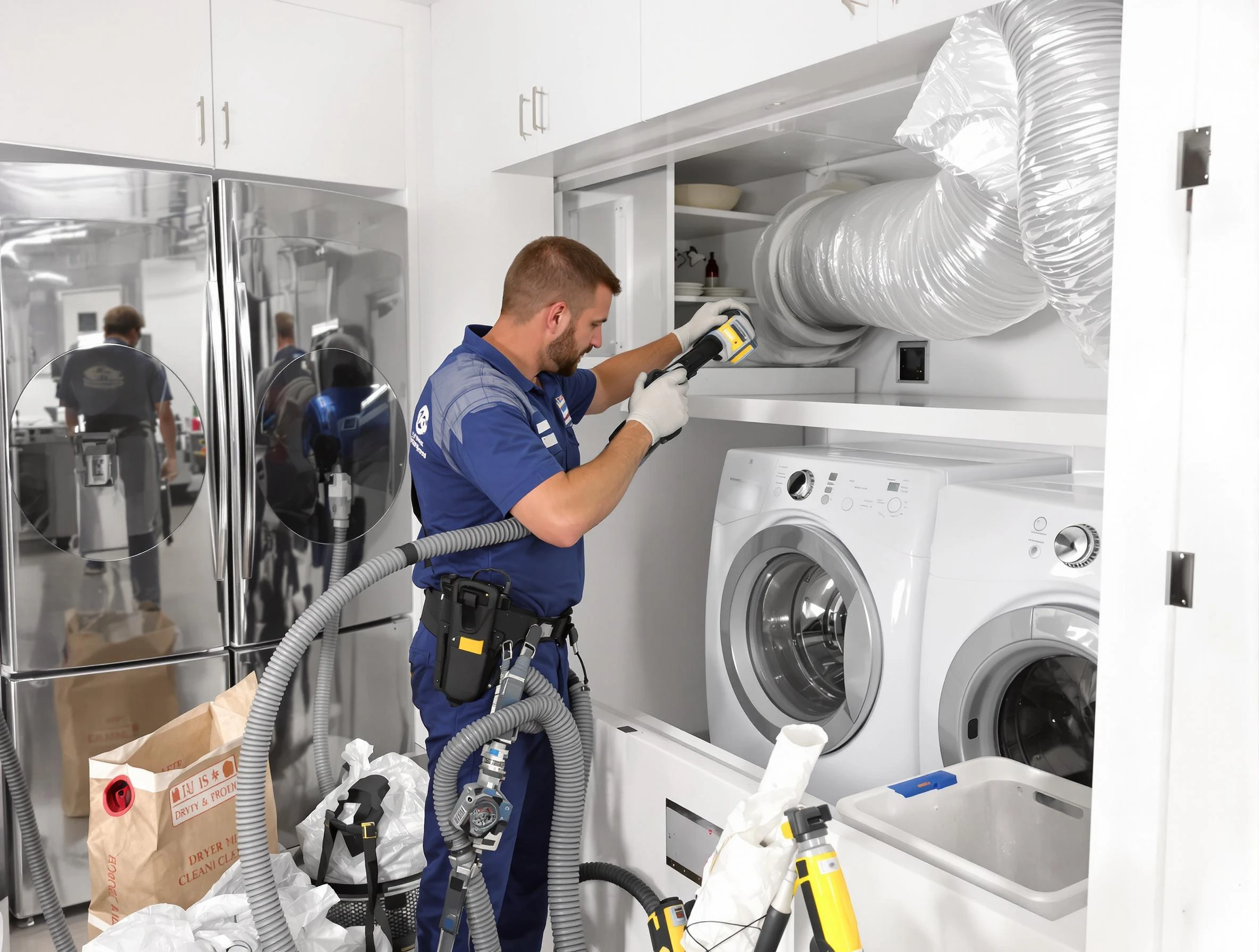 Professional duct cleaning by Lakewood Dryer Vent Cleaning in Lakewood