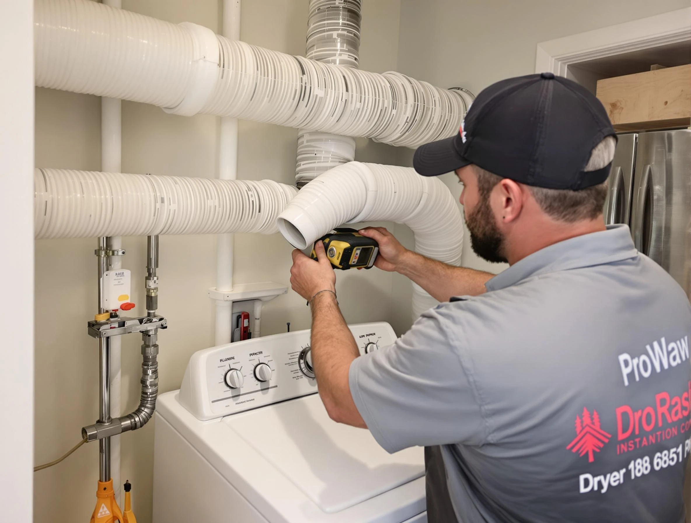 Professional dryer vent hose installation by Lakewood Dryer Vent Cleaning in Lakewood